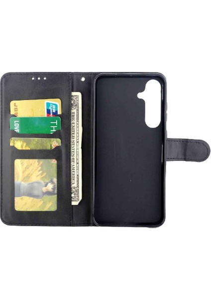 Samsung Galaxy S24 Artı Pu Deri Kickstand Tam Kart Için Filp Durumda (Yurt Dışından) fiyatları