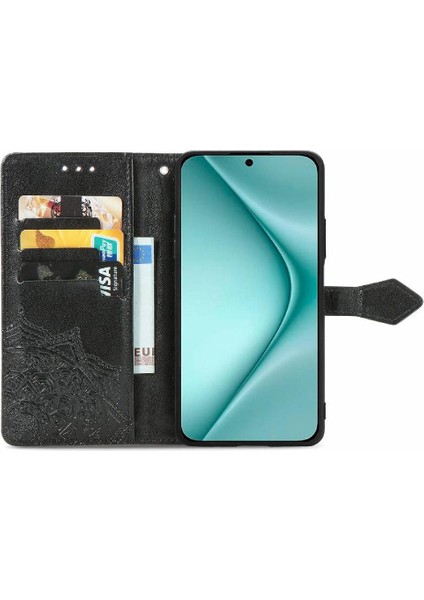 BDT Boutique Huawei Pura 70 Flip Kapak Için Flip Case Basit Iş Zarif Desen (Yurt Dışından)