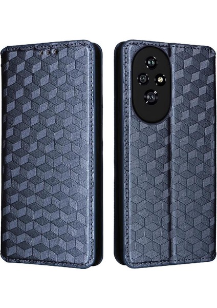 Onur Için Flip Case 200 5g Kart Yuvaları Tutucu Cüzdan Pu Deri 3D (Yurt Dışından)