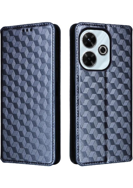 Xiaomi Poco M6 4g Kart Yuvaları Tutucu Manyetik Kapatma Pu Deri Kılıf (Yurt Dışından)