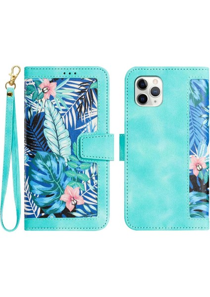 IPhone 12 Pro Için Cüzdan Durumda/iphone 12 Kart Tutucu Pu Deri Anti (Yurt Dışından)