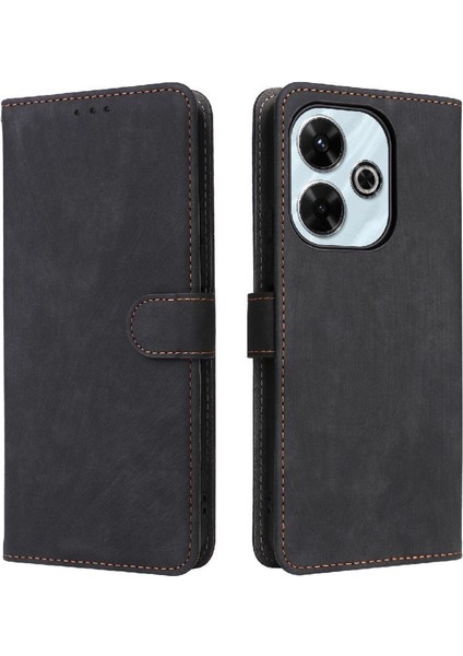 Xiaomi Redmi Için Kılıf 13 4g Pu Deri Manyetik Kapatma Kart Yuvaları Kapak (Yurt Dışından)