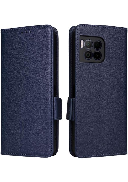 T-Mobile Revvl 7 Pro 5g Manyetik Pu Deri Yan Toka Kartı Için Flip Case (Yurt Dışından)