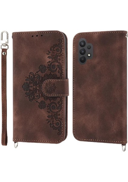 Samsung Galaxy A13 Için Flip Case 4g/5g Bileklik Darbeye Çoklu Kart (Yurt Dışından)