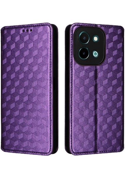 Vivo Y28 4g 3D Desen Kart Yuvaları Tutucu Manyetik Kapatma Için Flip Case (Yurt Dışından) fiyatları