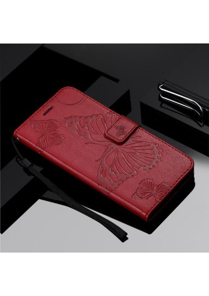 Kart Yuvası Standı ile Realme C21Y Flip Kickstand Pu Deri Için Flip Case (Yurt Dışından) fiyatları