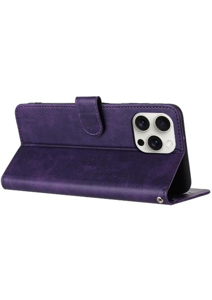 Kart Yuvası ile IPhone 14 Pro Kickstand Için Flip Case Pu Deri Saf (Yurt Dışından) fiyatları