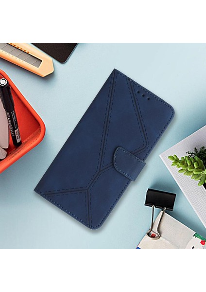 Realme C65 4g Için Flip Case Yüksek Kalite Tpu Dikiş Kabartmalı Yumuşak Pu (Yurt Dışından) fırsatları