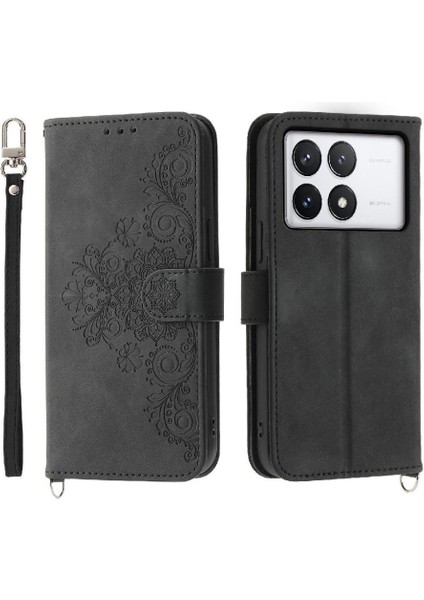 Xiaomi Poco X6 Pro 5g Bileklik Çoklu Kredi Kartı Yuvaları Için Flip Case (Yurt Dışından) modelleri