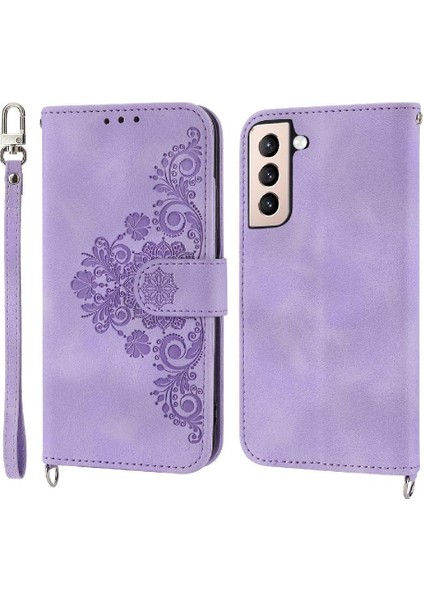 Samsung Galaxy S21 Darbeye Çoklu Kredi Kartı Yuvaları Için Flip Case (Yurt Dışından)
