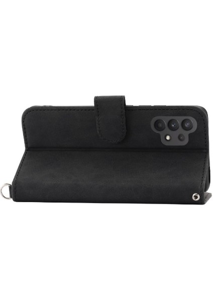 Samsung Galaxy A32 5g Kabartmalı Bileklik Çoklu Kredi Için Flip Case (Yurt Dışından) modelleri