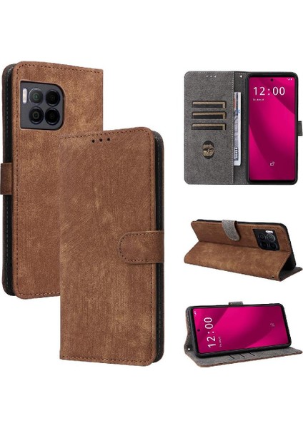 T-Mobile Revvl 7 Pro 5g Pu Deri Flip Folio Cüzdan Rfıd Kapatma Için Kılıf (Yurt Dışından) fırsatları