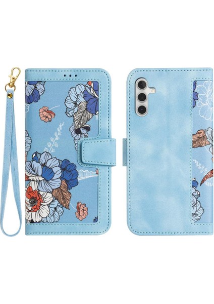 Samsung Galaxy S24 Manyetik Kapatma Anti Scratch Kickstand Için Cüzdan Kılıf (Yurt Dışından)