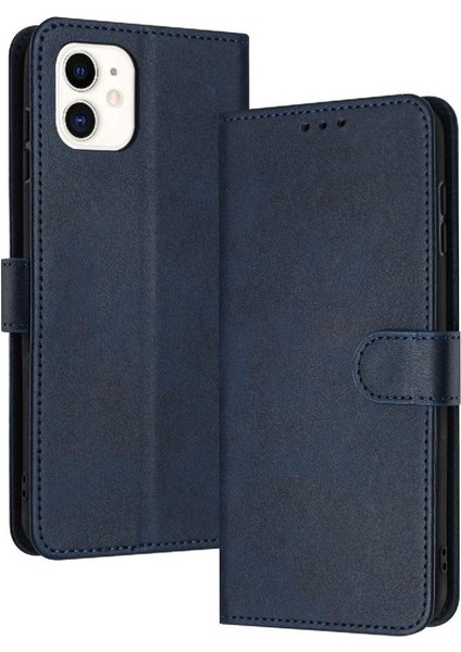Toka Saf Renk Kickstand Pu Deri ile IPhone 11 Için Flip Case (Yurt Dışından)