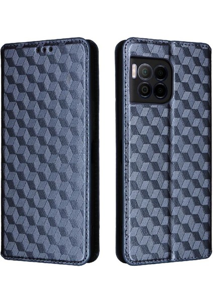 T-Mobile Revvl 7 Pro 5g Manyetik Kapatma Kart Yuvaları Tutucu 3D Pu Için Kılıf (Yurt Dışından)