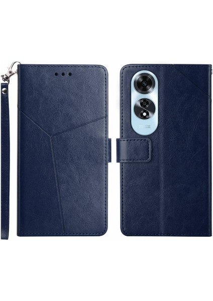 Oppo A60 4g Için Kılıf Kapak Kapak Kitap Katlanır Deri Cüzdan Darbeye Tpu (Yurt Dışından)