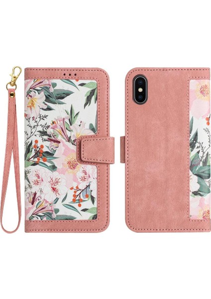 Cüzdan Kılıf IPhone X/xs Kickstand Kart Tutucu Manyetik Kapatma Anti (Yurt Dışından)