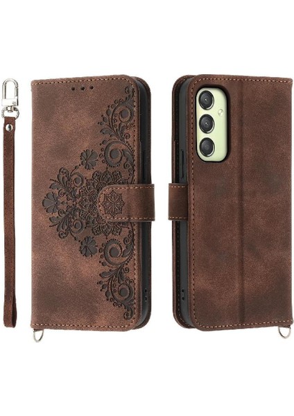 Samsung Galaxy A25 Bileklik Çoklu Kredi Kartı Yuvaları Için Flip Case (Yurt Dışından) indirimleri