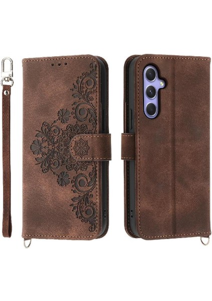 Samsung Galaxy Galaxy Darbeye Dayanıklı Kabartmalı Çoklu Kredi Kartı Için Flip Case (Yurt Dışından)