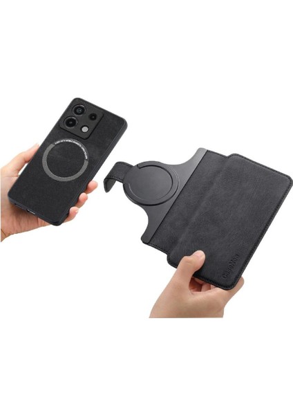 Xiaomi Redmi Not 13 Pro 4g Için Flip Case Cüzdan Retro Mıknatıs Koruyucu (Yurt Dışından)