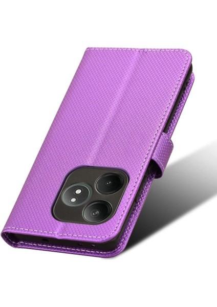 Realme Gt 6/realme Gt 6t Manyetik Cüzdan Kart Tutucu Kickstand Için Kılıf (Yurt Dışından) modelleri
