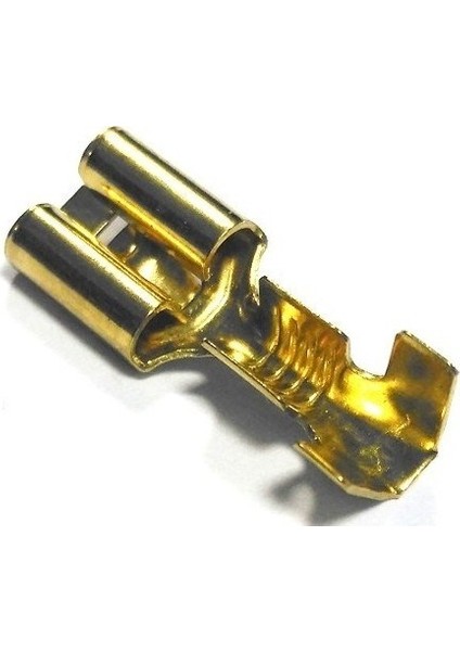 Eraks 6.3 mm Tırnaklı Dişi Fiş - Terminal - Kablo Ucu (50 Adet)