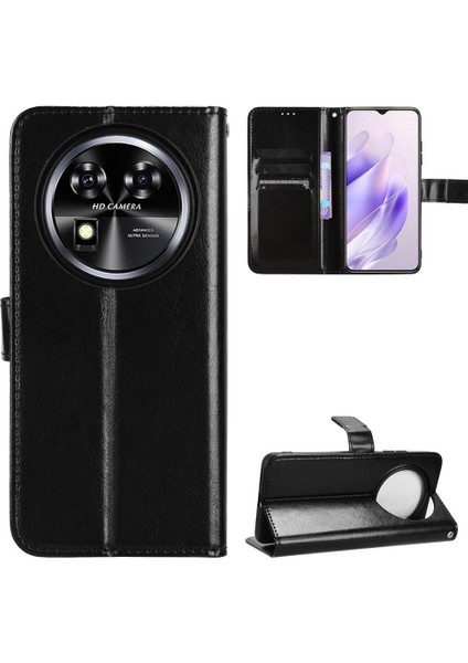 Oukitel C37 Kart Tutucu Kapak Kapak Cüzdan Manyetik Için Kılıf (Yurt Dışından)