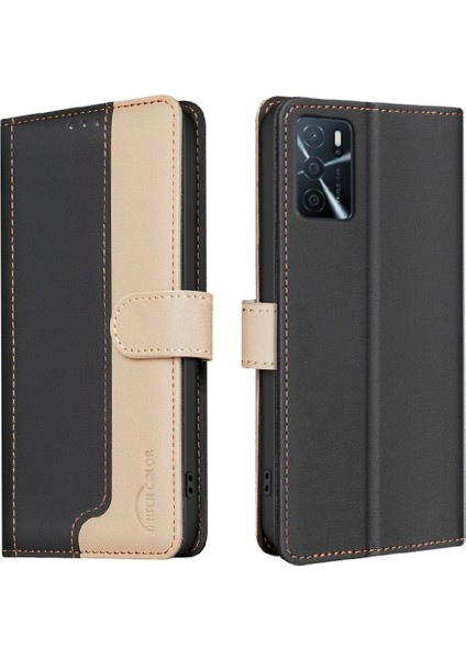 Oppo A16/A16S Rfıd Engelleme Kickstand Kart Yuvaları Tutucu Tpu Için Flip Case (Yurt Dışından) indirimleri