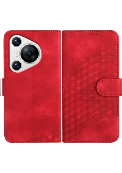 Huawei Pura 70 Pro Için Flip Case Pu Deri Kapak Çevirin Darbeye Deri (Yurt Dışından)