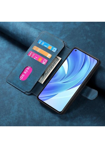 Xiaomi 11 Lite Için Flip Case Retro Cüzdan Kart Standı Mıknatıs Koruyucu (Yurt Dışından) modelleri