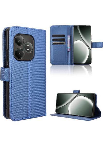 Realme Gt 6/realme Gt 6t Manyetik Cüzdan Kart Tutucu Kickstand Için Kılıf (Yurt Dışından)