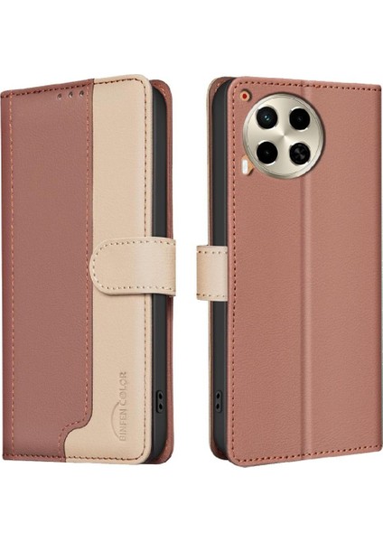 Tecno Camon Için Flip Case 30 4g 5g Kart Yuvaları Tutucu Rfıd Engelleme Flip (Yurt Dışından)