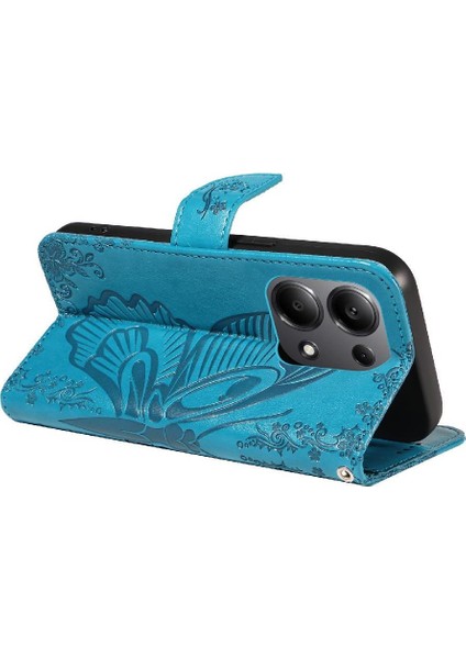 Xiaomi Redmi Not 13 Pro 4g Için Flip Case Kart ile Ayrılabilir El Kayışı (Yurt Dışından)