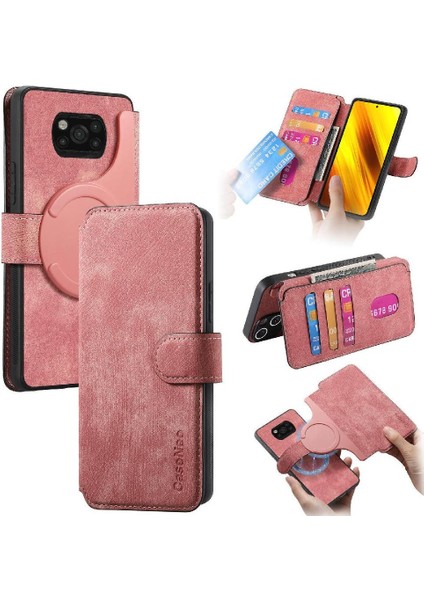 Xiaomi Poco X3 Nfc Retro Mıknatıs Koruyucu Malzeme Cüzdan Için Flip Case (Yurt Dışından) fiyatları