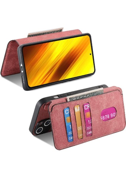 Xiaomi Poco X3 Nfc Retro Mıknatıs Koruyucu Malzeme Cüzdan Için Flip Case (Yurt Dışından) fırsatları