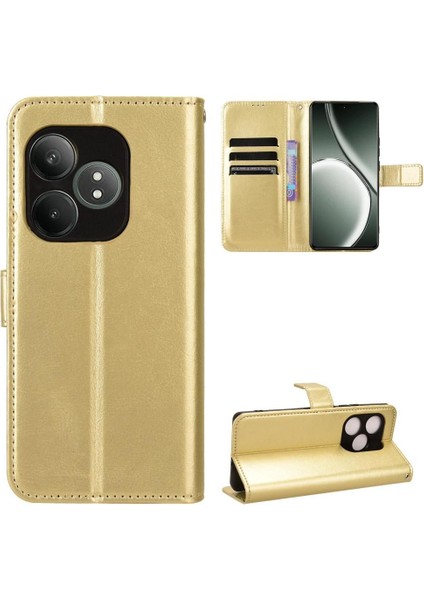 Realme Gt Neo 6 Flip Kapak Için Kılıf Kart Tutucu Manyetik Cüzdan (Yurt Dışından)