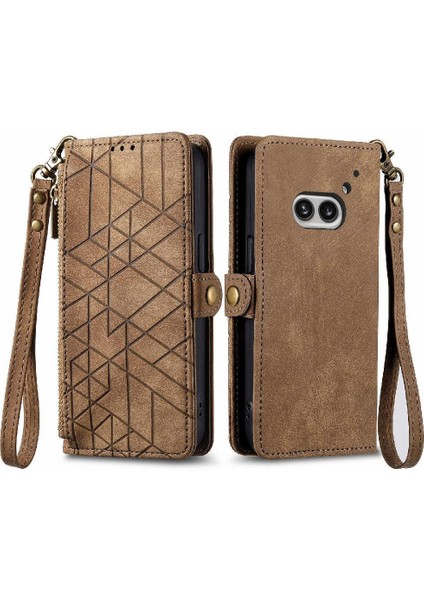 Nothing Flip Case Telefon 2A Darbeye Basit Iş Deri Çanta (Yurt Dışından)