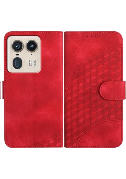 Motorola Moto X50 Ultra Pu Deri Flip Kapak Için Flip Case Darbeye (Yurt Dışından)