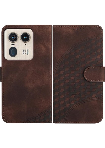 Motorola Moto X50 Ultra Pu Deri Flip Kapak Için Flip Case Darbeye (Yurt Dışından)