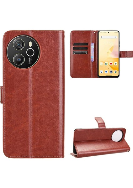 Blackview Oscal Kaplan 12 Için Kılıf Manyetik Kapak Çevirin Cüzdan Kart Tutucu (Yurt Dışından)