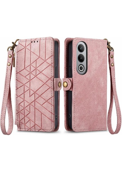 Oneplus Nord Ce4 Için Flip Case Basit Iş Cüzdan Darbeye Deri (Yurt Dışından)