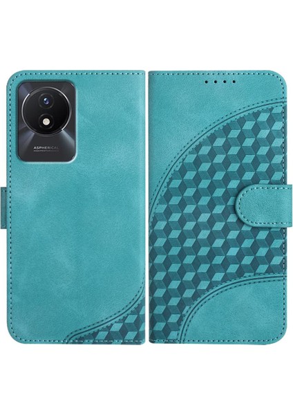 Vıvo Y02A Manyetik Kart Tutucu Flip Iş Darbeye Vaka Için Flip Case (Yurt Dışından)