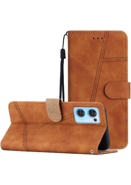 Oppo Için Flip Case Oppo 7 5g Flip Folio Bilek Kayışı Cüzdan Pu Deri Kart (Yurt Dışından) indirimleri