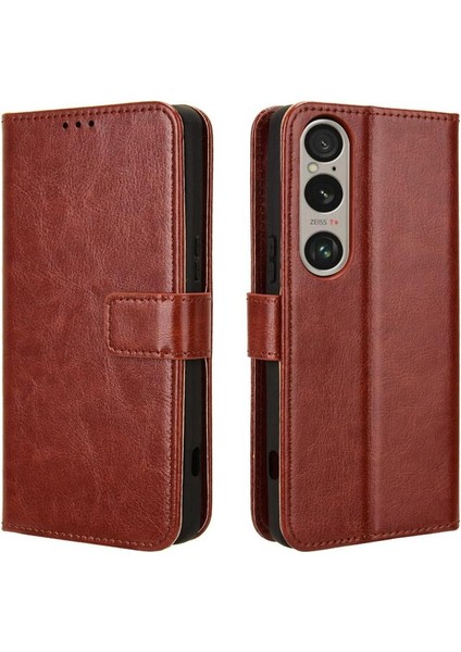 Sony Xperia 1 Vı 2024 Için Kılıf Kart Tutucu Cüzdan Kapak Çevirin Manyetik (Yurt Dışından)