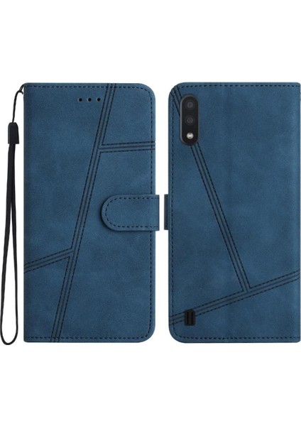 Samsung Galaxy A10 Için Flip CASE/M10 Kart Yuvaları Tutucu Manyetik Tam Kapak (Yurt Dışından)