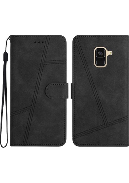 Samsung Galaxy A5 2018 Için Flip Case Cüzdan Pu Deri Flip Folio Tam (Yurt Dışından)