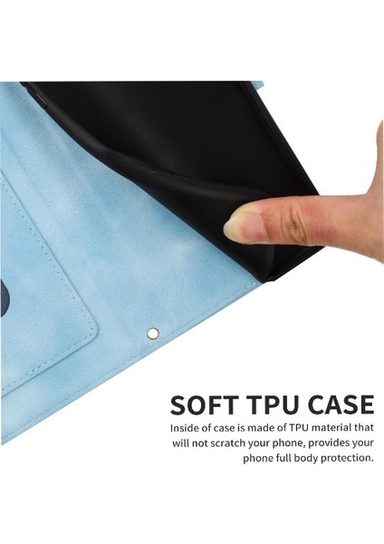 Cüzdan Kılıf IPhone 15 Pro Max Kart Tutucu Anti Scratch Pu Deri (Yurt Dışından)