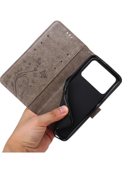 Xiaomi Poco M4 Pro 4g Için Pu Deri Manyetik Kapatma Kartı Durumda Bilek (Yurt Dışından)