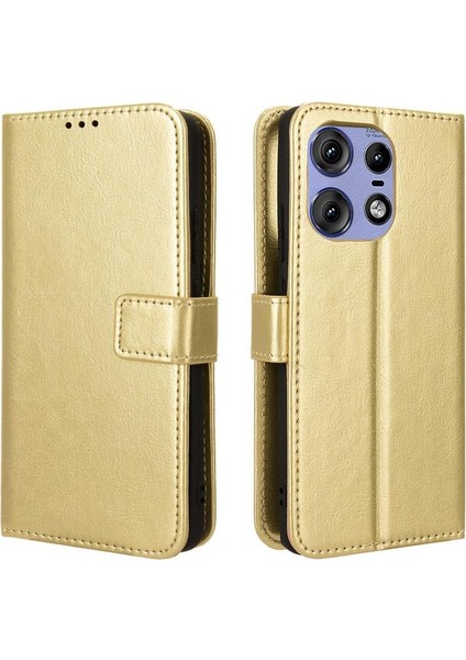 Motorola Kenar 50 Pro 5g Için Kılıf Kapak Çevirin Kart Tutucu Cüzdan Manyetik (Yurt Dışından)