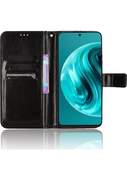 Huawei Nova 12I 4g Için Kılıf Cüzdan Kart Tutucu Kapak Çevirin Manyetik (Yurt Dışından)